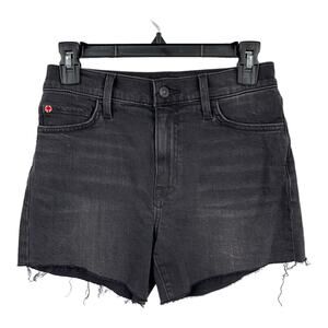 Hudson Jeans Kass high waist cutoff denim black size 24